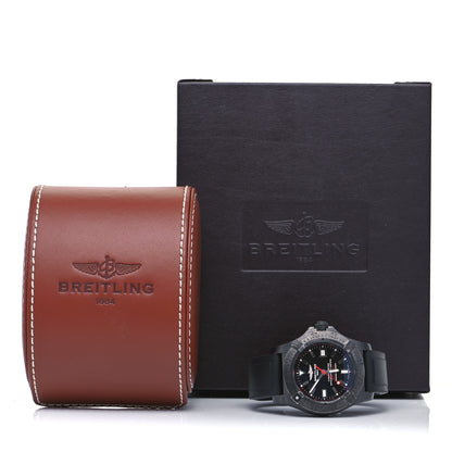 Breitling Stainless Steel Rubber 45mm Avenger Seawolf Automatic Watch Black M17330 5 of 5