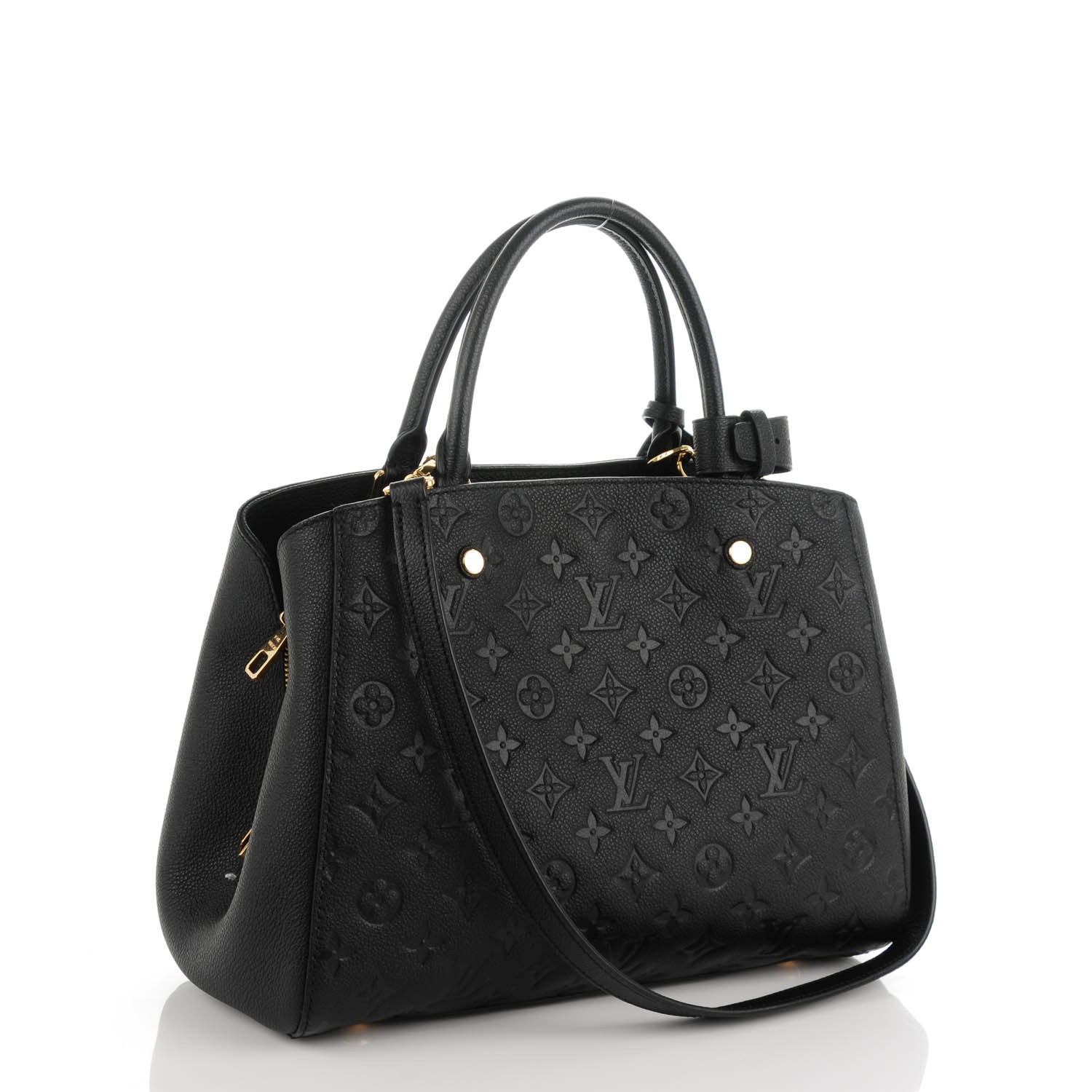 Louis Vuitton Empreinte Montaigne MM Black 3 of 8