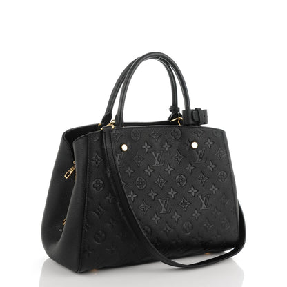 Louis Vuitton Empreinte Montaigne MM Black 3 of 8