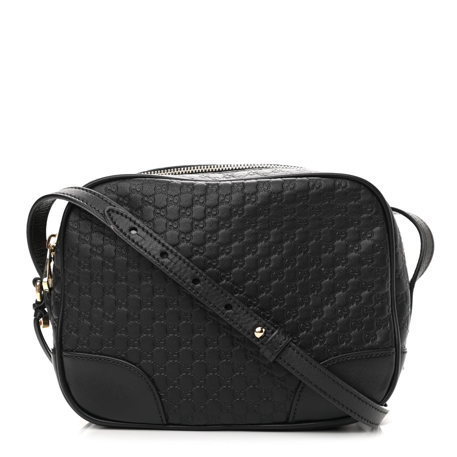 Gucci Microguccissima Mini Bree Messenger Bag Black 1 of 11