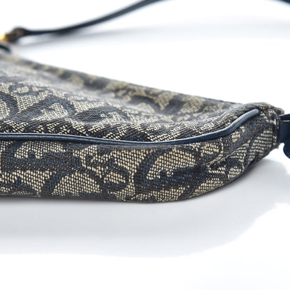 Christian Dior Monogram Mini Saddle Pochette Navy 11 of 13