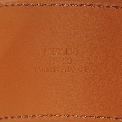 Hermes Barenia Collier De Chien CDC Bracelet L Fauve 6 of 8