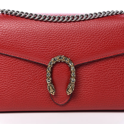 Gucci Calfskin Mini Dionysus Chain Wallet Hibiscus Red 7 of 10