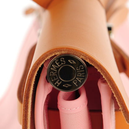 Hermes Toile Vache Hunter Herbag Zip 39 MM Rose Sakura 12 of 12