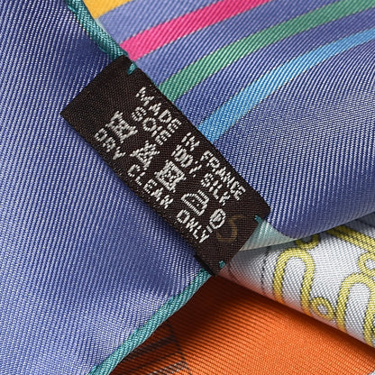 Hermes Silk La Maizeon Des Carres Scarf 90 3 of 4