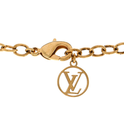 Louis Vuitton Metal Blooming Supple Necklace Gold 6 of 6