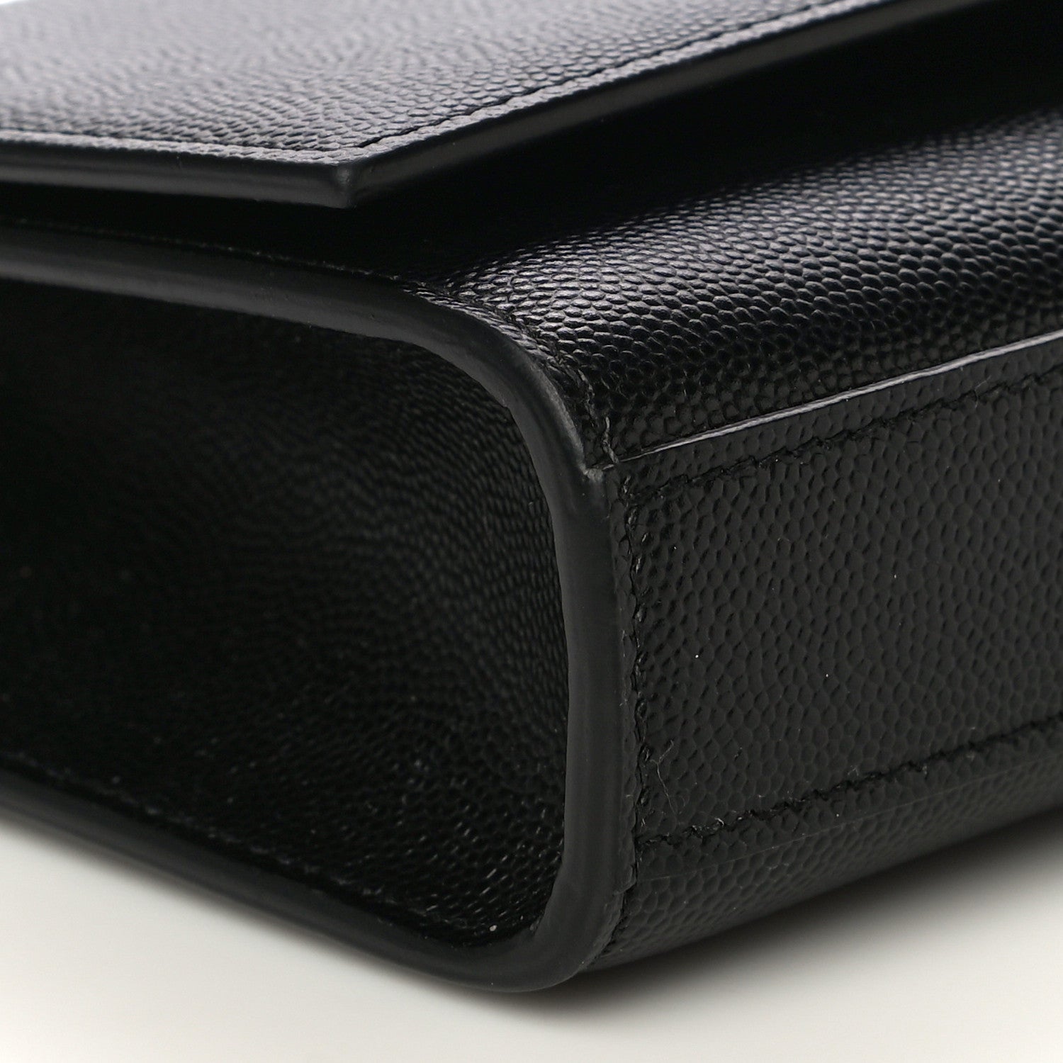 Saint Laurent Grain De Poudre Small Monogram Kate Satchel Black 5 of 10