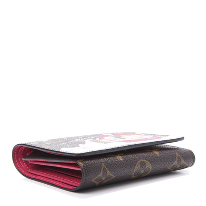 Louis Vuitton Monogram 2019 Christmas Animation Victorine Wallet Fuchsia 4 of 8