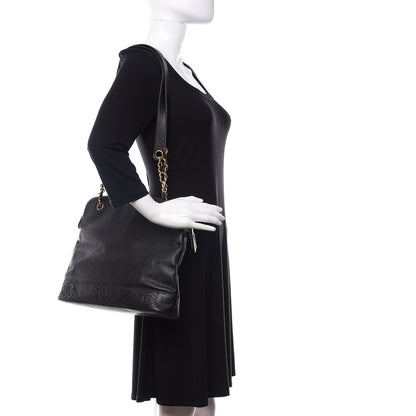 Chanel Caviar CC Shoulder Bag Black 2 of 11