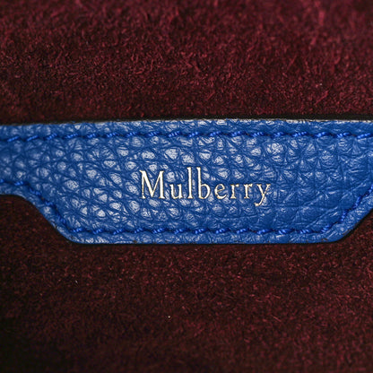 Mulberry Classic Grain Small Bayswater Zip Tote Porcelain Blue 6 of 9