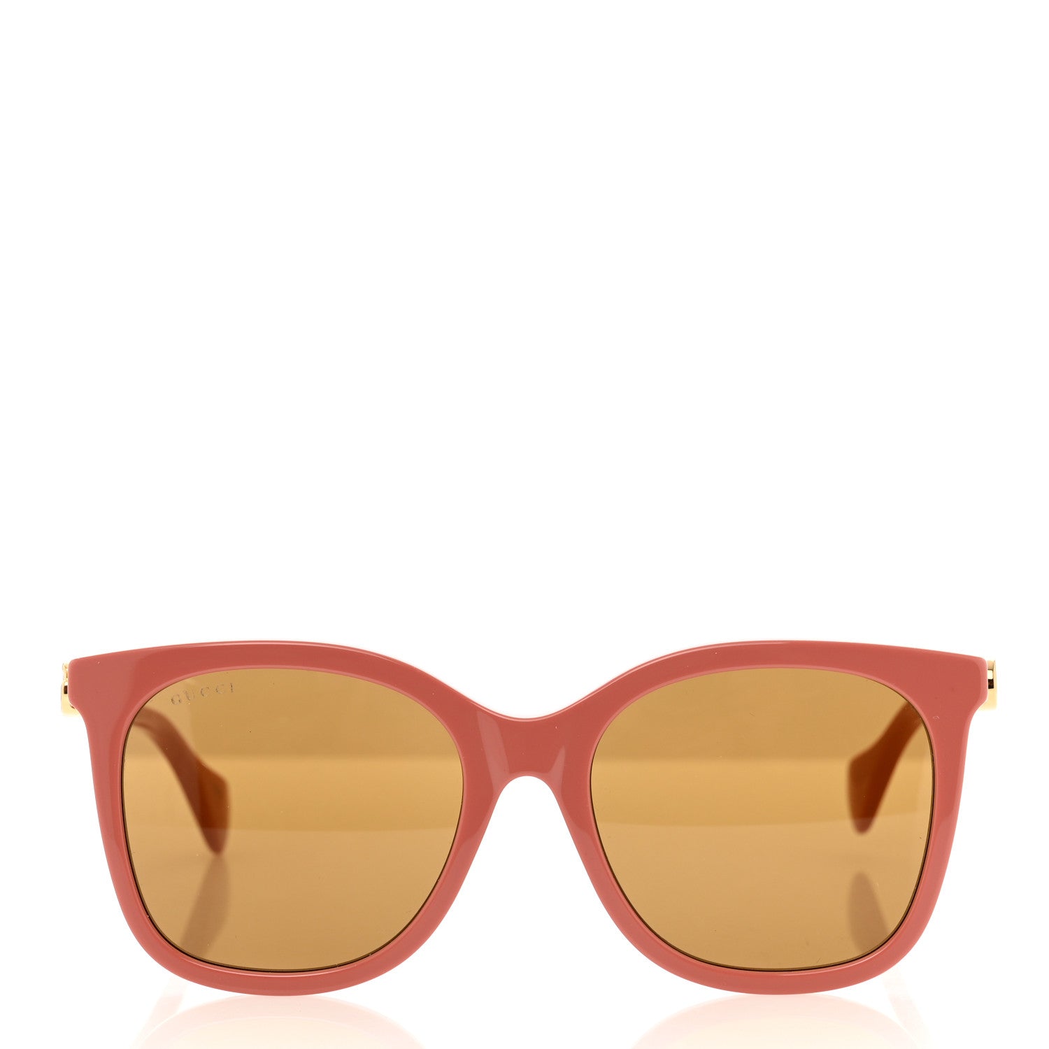 Gucci Acetate Round Sunglasses GG1071S Pink Red 2 of 7