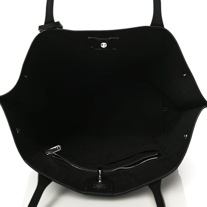 Louis Vuitton Calfskin Lockme Go Tote Black 5 of 12