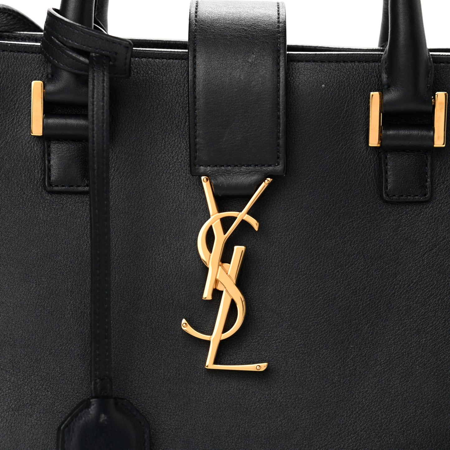 Smooth Calfskin Small Monogram Cabas Black