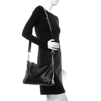 Balenciaga Agneau Giant 12 Rose Gold Hardware Town Black 2 of 9