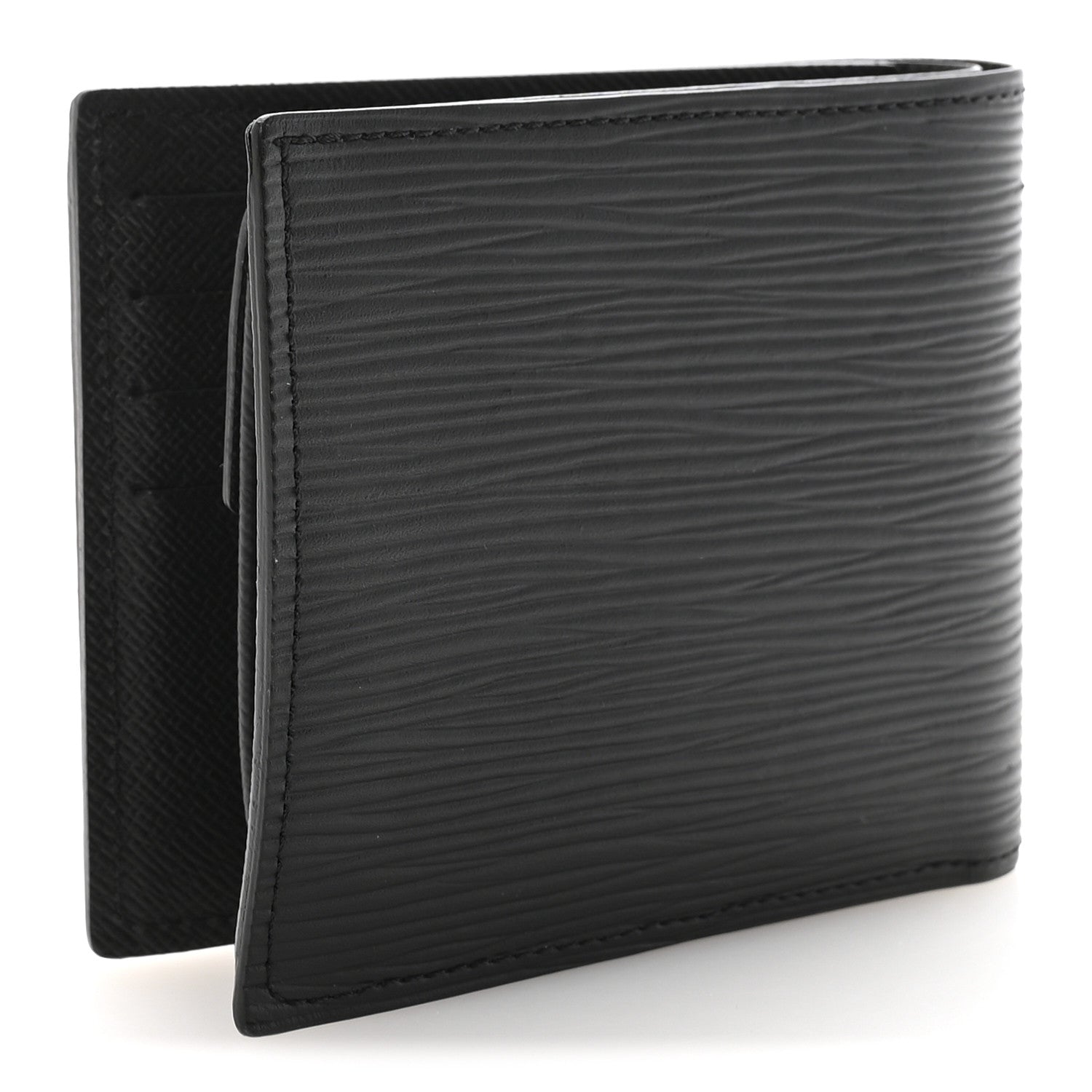 Louis Vuitton Epi Marco Wallet Black 3 of 6