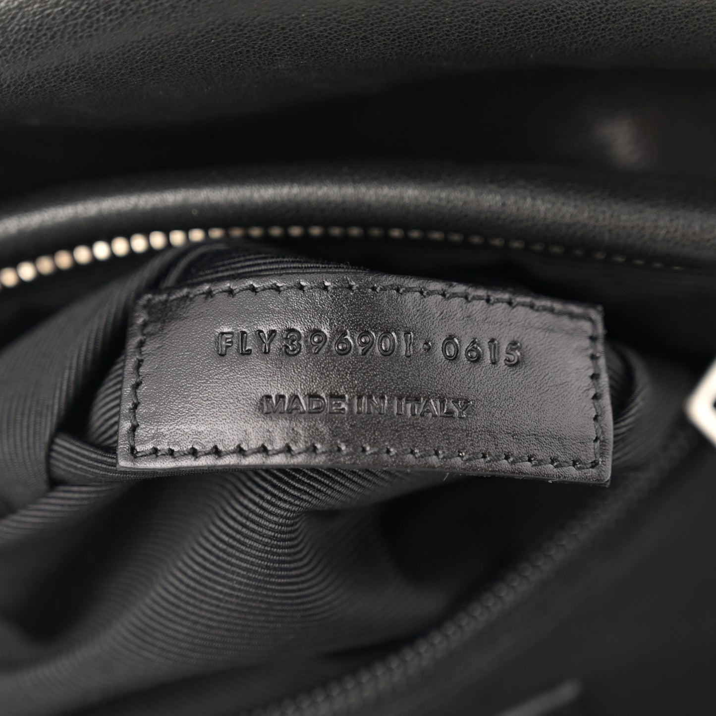 Calfskin Multi Zipper City Backpack Black