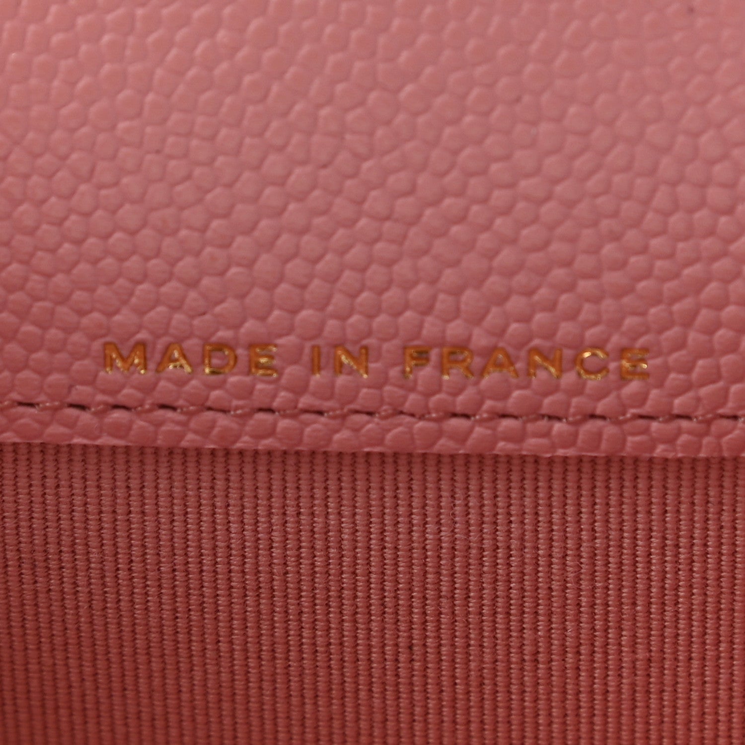 Chanel Caviar Quilted Flap Card Holder Wallet Light Pink 6 of 8