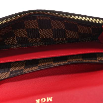 Louis Vuitton Damier Ebene Emilie Wallet Red 5 of 11