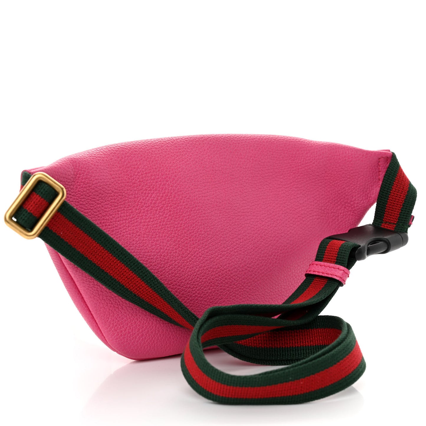 Grained Calfskin Small Logo Belt Bag Box Pink Green