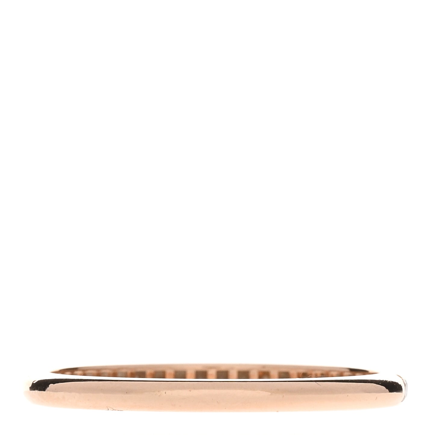 18K Rose Gold Diamond .20ctw Soleste Half Eternity Band Ring 62 10