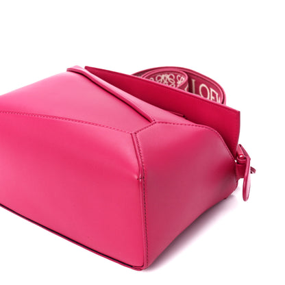 Loewe Satin Calfskin Monochrome Small Puzzle Edge Bag Ruby Red Glaze 11 of 11