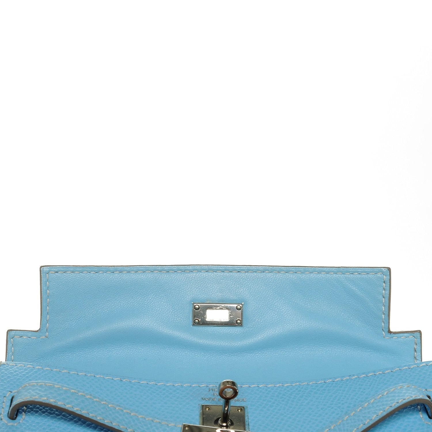 Hermes Epsom Tiny Kelly Sellier Celeste 20 of 20