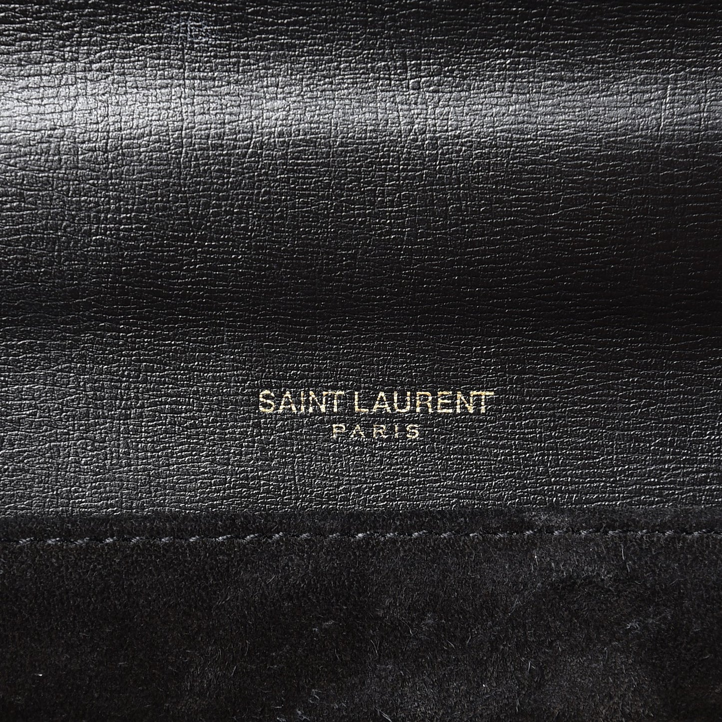 Smooth Calfskin Suede Medium Bellechasse Black