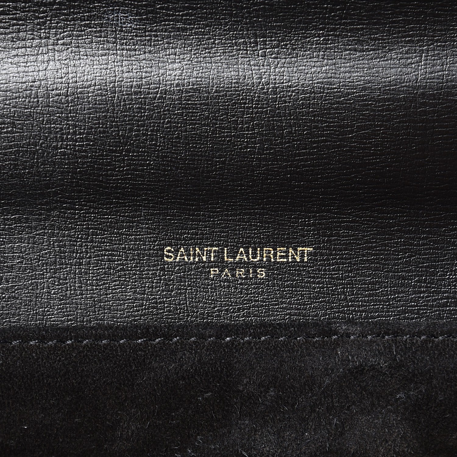 Saint Laurent Smooth Calfskin Suede Medium Bellechasse Black 6 of 7