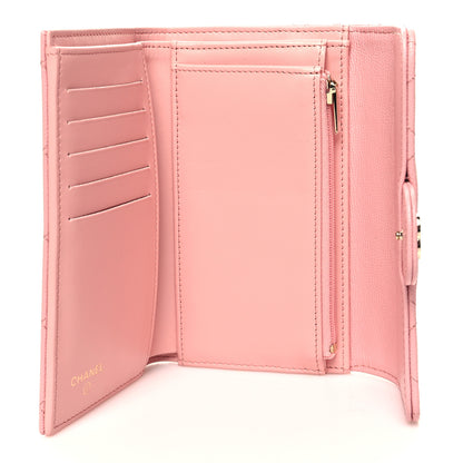 Chanel Caviar Quilted Medium Flap Wallet Pink 5 of 11