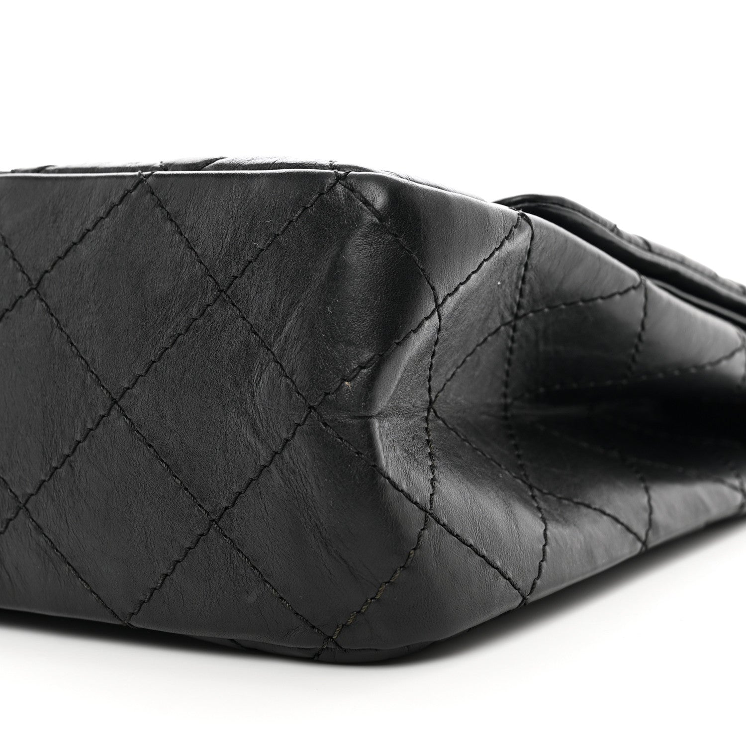 Chanel Aged Calfskin Quilted 2.55 Reissue 227 Flap Black 10 of 11
