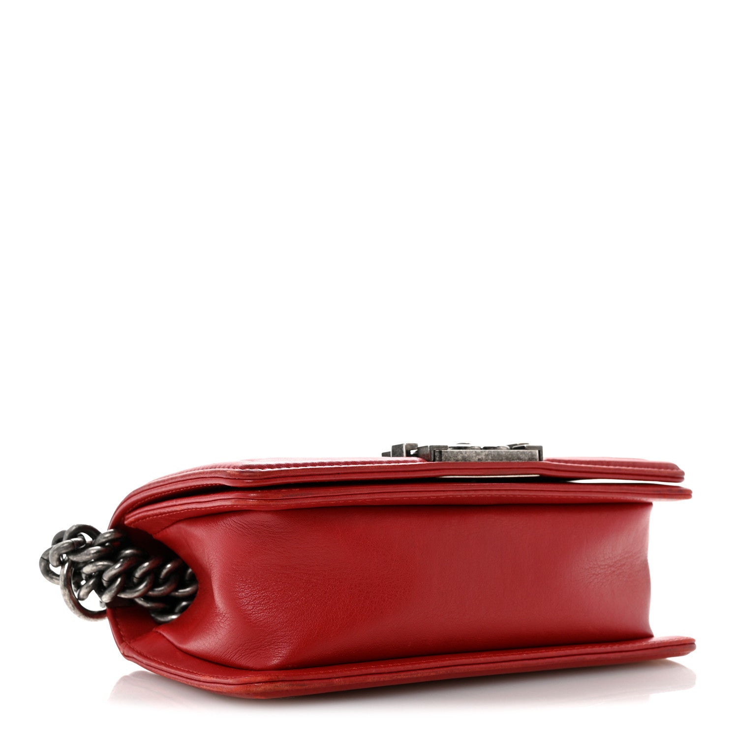 Chanel Calfskin Quilted Small Boy Flap Red 4 of 14