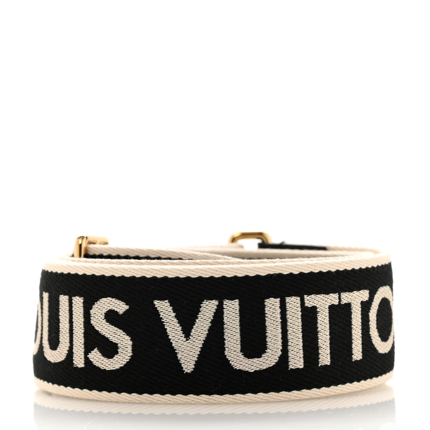Louis Vuitton Jacquard Diane Shoulder Strap Black Ivory 1827251