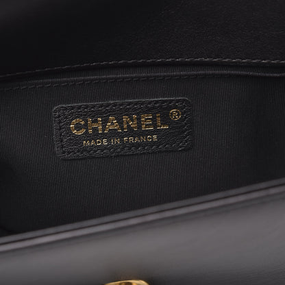 Chanel Lambskin Quilted Small Boy Flap Black 6 of 14