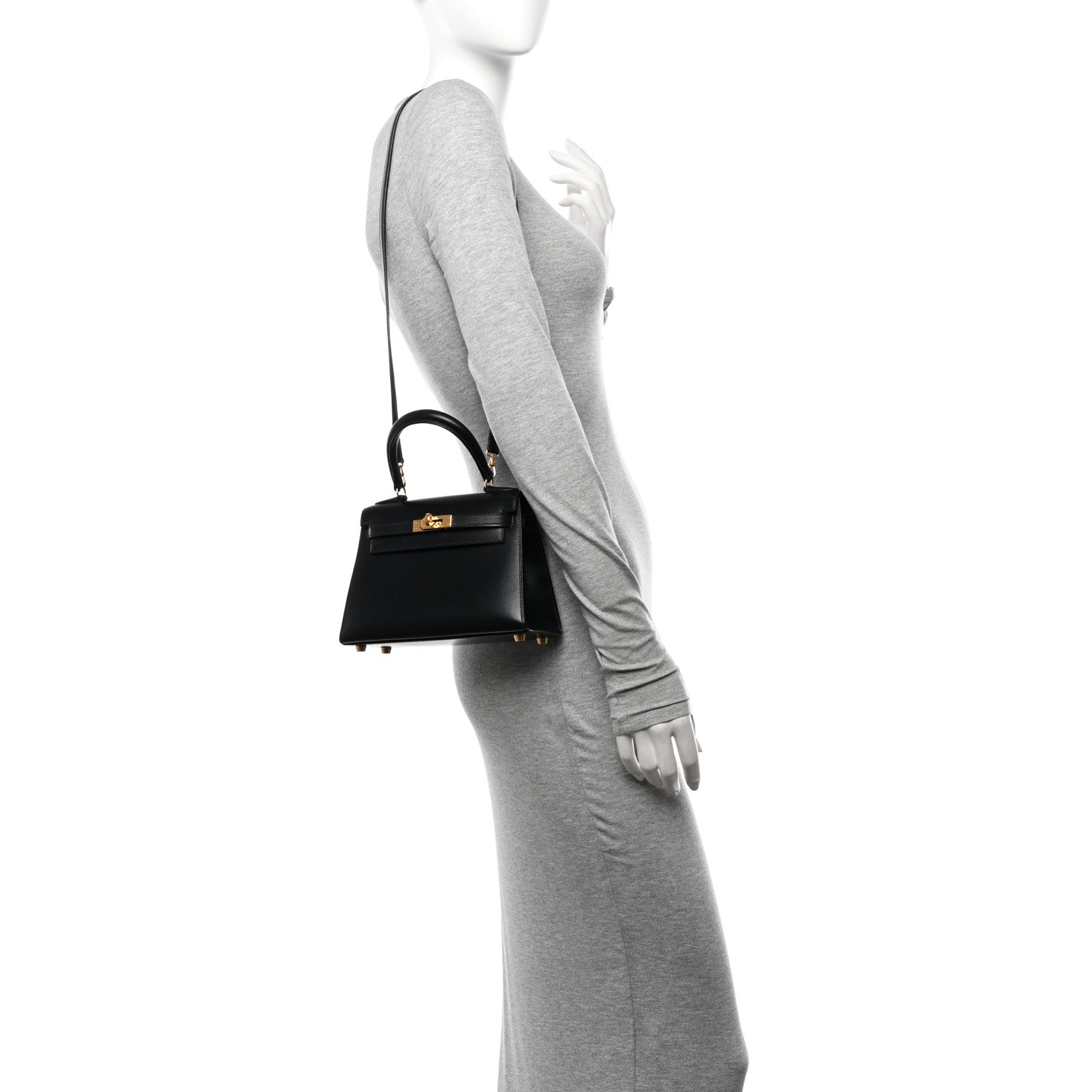 Hermes Box Mini Kelly Sellier 20 Black 2 of 10