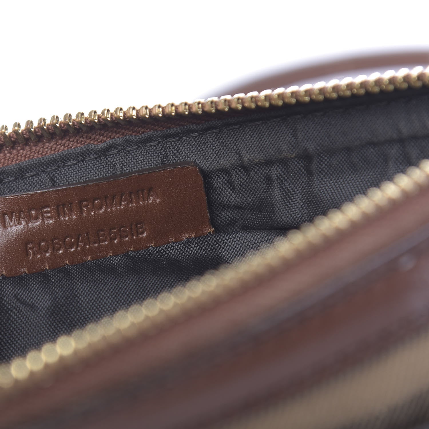 Burberry House Check Bridle Calfskin Peyton Crossbody Tan 7 of 10