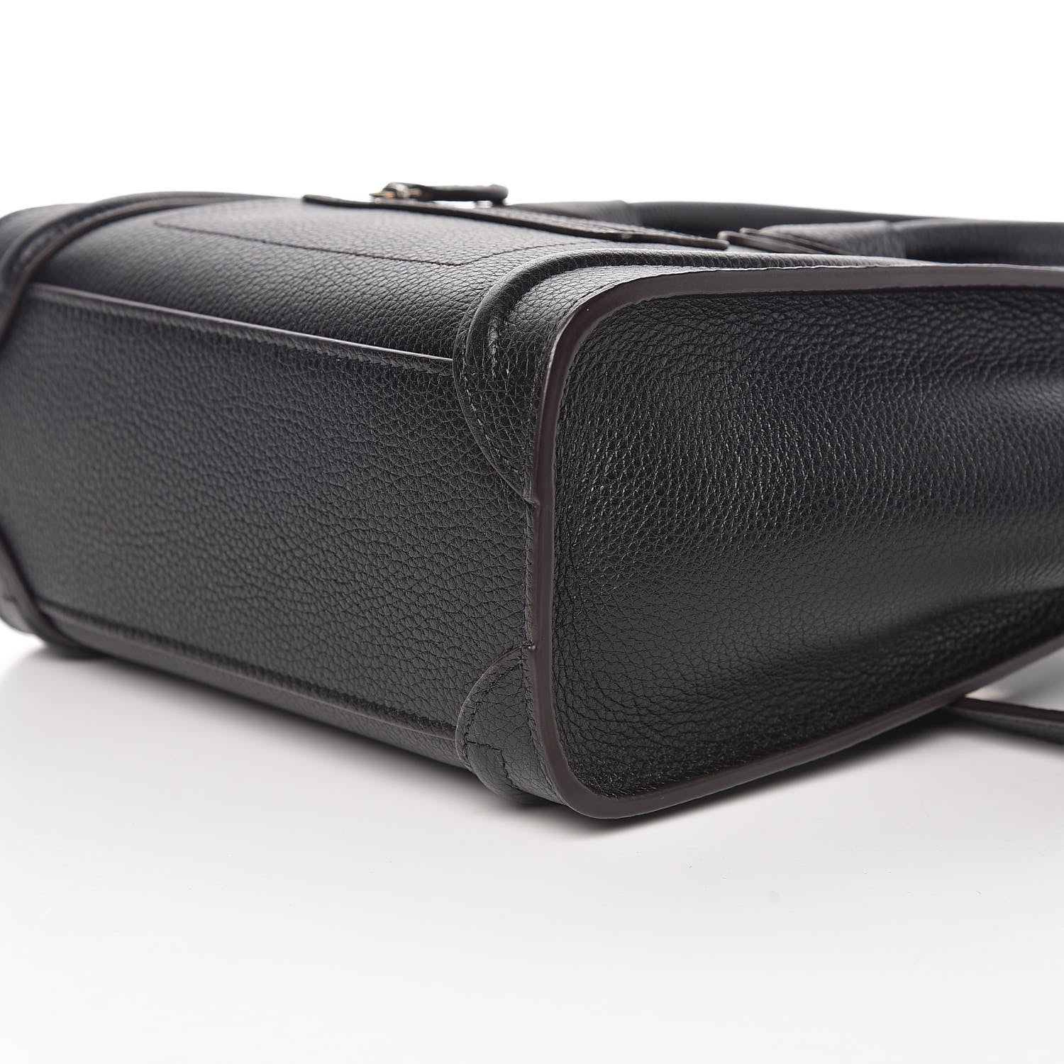 Celine Drummed Calfskin Nano Luggage Black 11 of 12