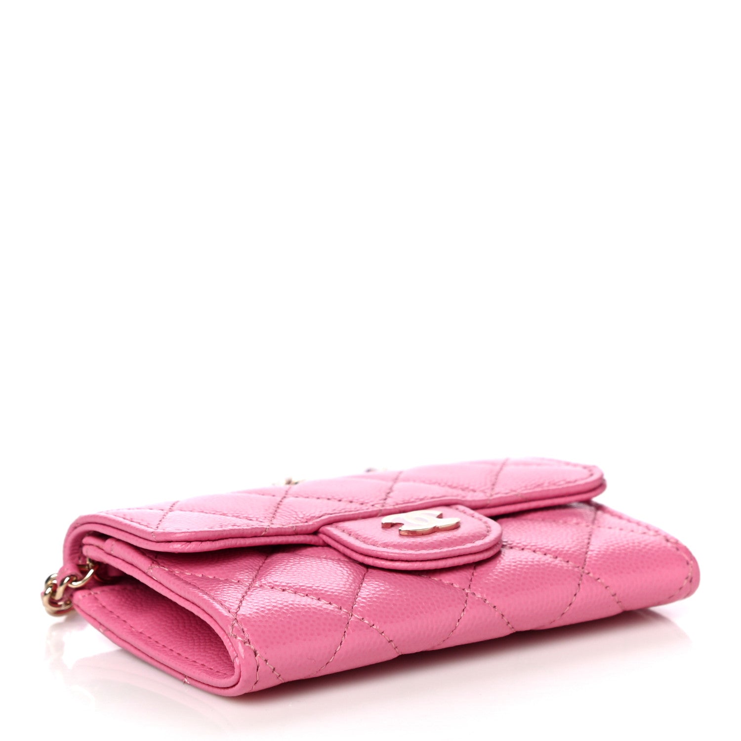Chanel Caviar Quilted Belt Bag Pink 4 of 11