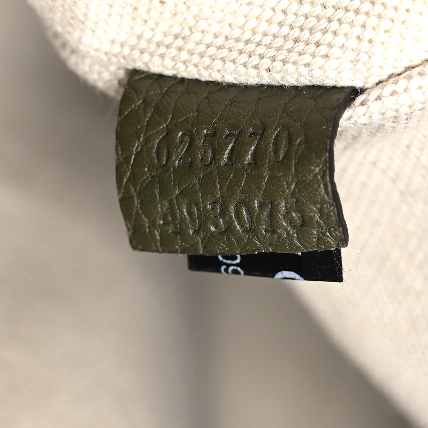 Gucci Piuma Calfskin Jumbo GG Embossed Double Buckle Backpack  Vintage Olive 7 of 10
