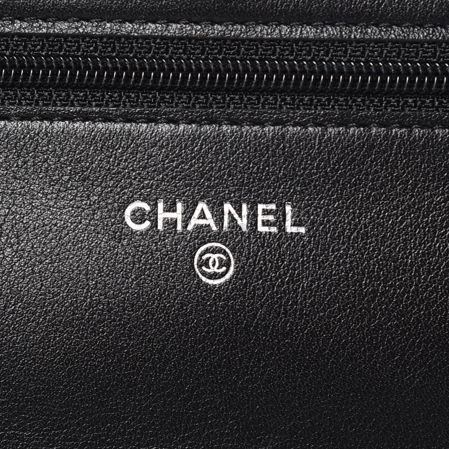 Chanel Caviar Timeless CC Wallet On Chain WOC Black 5 of 8