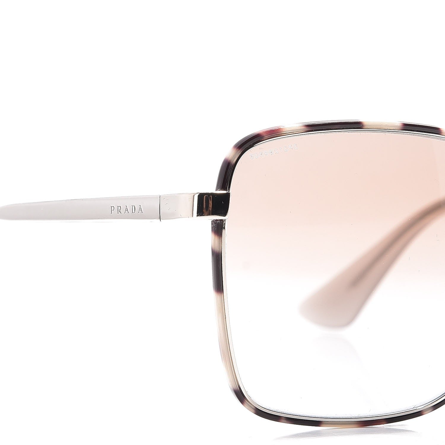 Prada Gradient Sunglasses SPR 52S Opal Havana Silver 8 of 9