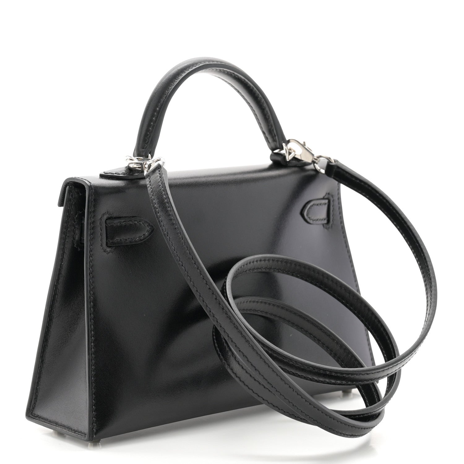 Hermes Box Mini Kelly Sellier 20 Black 3 of 11