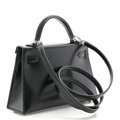 Hermes Box Mini Kelly Sellier 20 Black 3 of 11