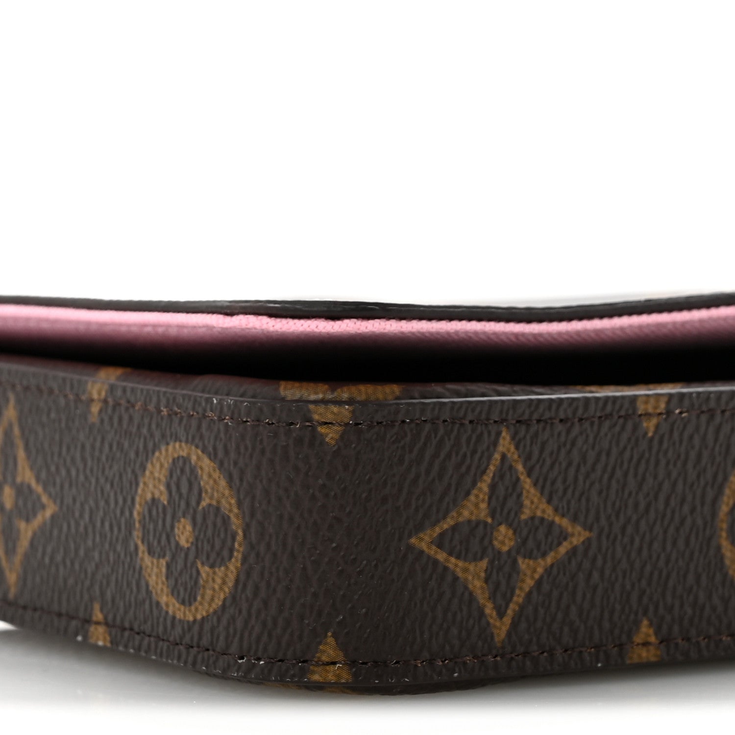 Louis Vuitton Monogram 2022 Christmas Animation Paris Pochette Felicie Chain Wallet Pink 9 of 10