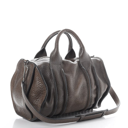 Alexander Wang Pebbled Lambskin Inside Out Rocco Grey 4 of 9