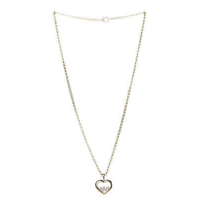 Chopard 18K Yellow Gold 5 Happy Diamonds Icons Heart Pendant Necklace 3 of 8