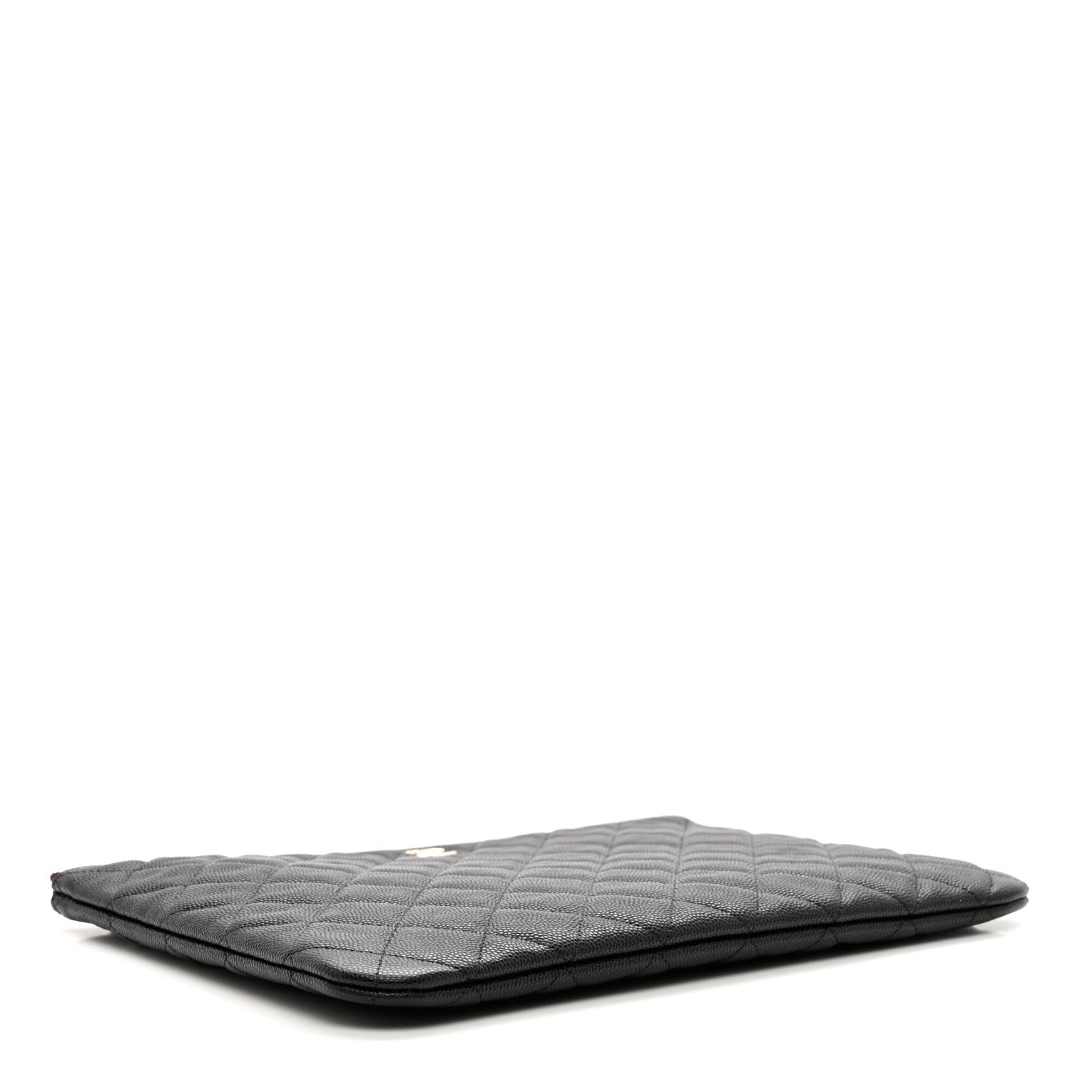 Chanel Caviar Quilted Medium Cosmetic Case Black 4 of 8