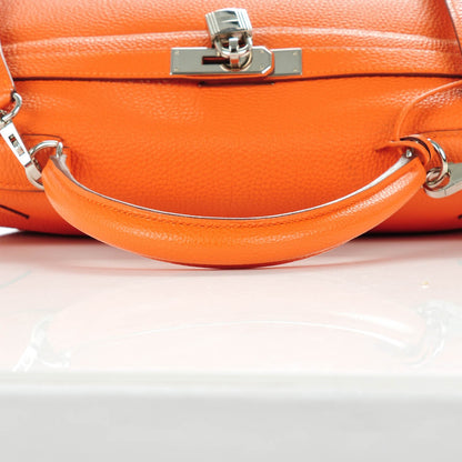 Hermes Togo Kelly Retourne 35 Orange 11 of 23