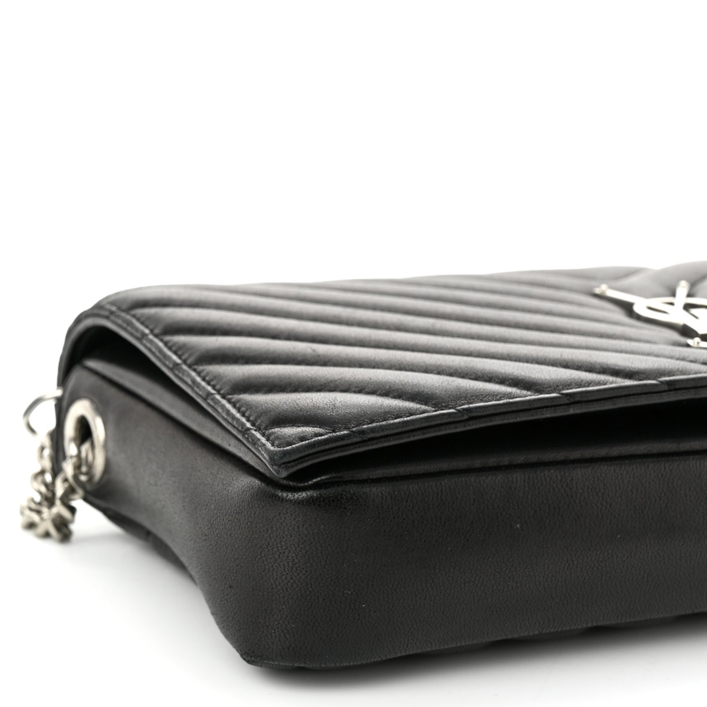 Lambskin Matelasse Monogram Kate 99 Black