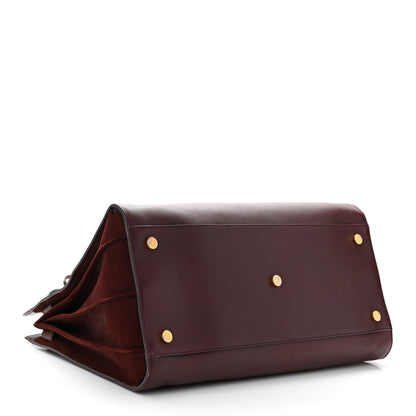 Saint Laurent Calfskin Large Sac de Jour Carryall Amarena 4 of 14