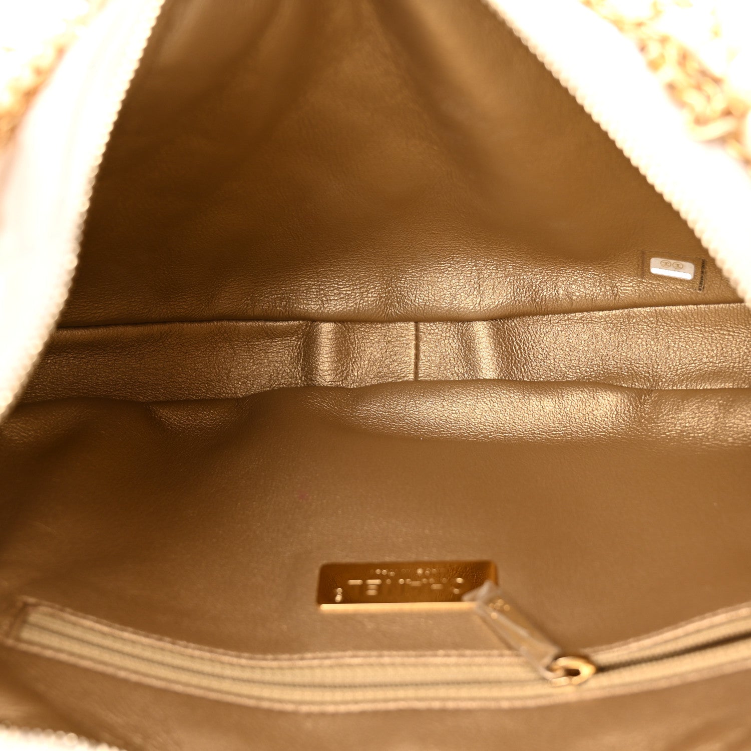 Chanel Lambskin Quilted All About Chains Waist Belt Bag White 5 of 10